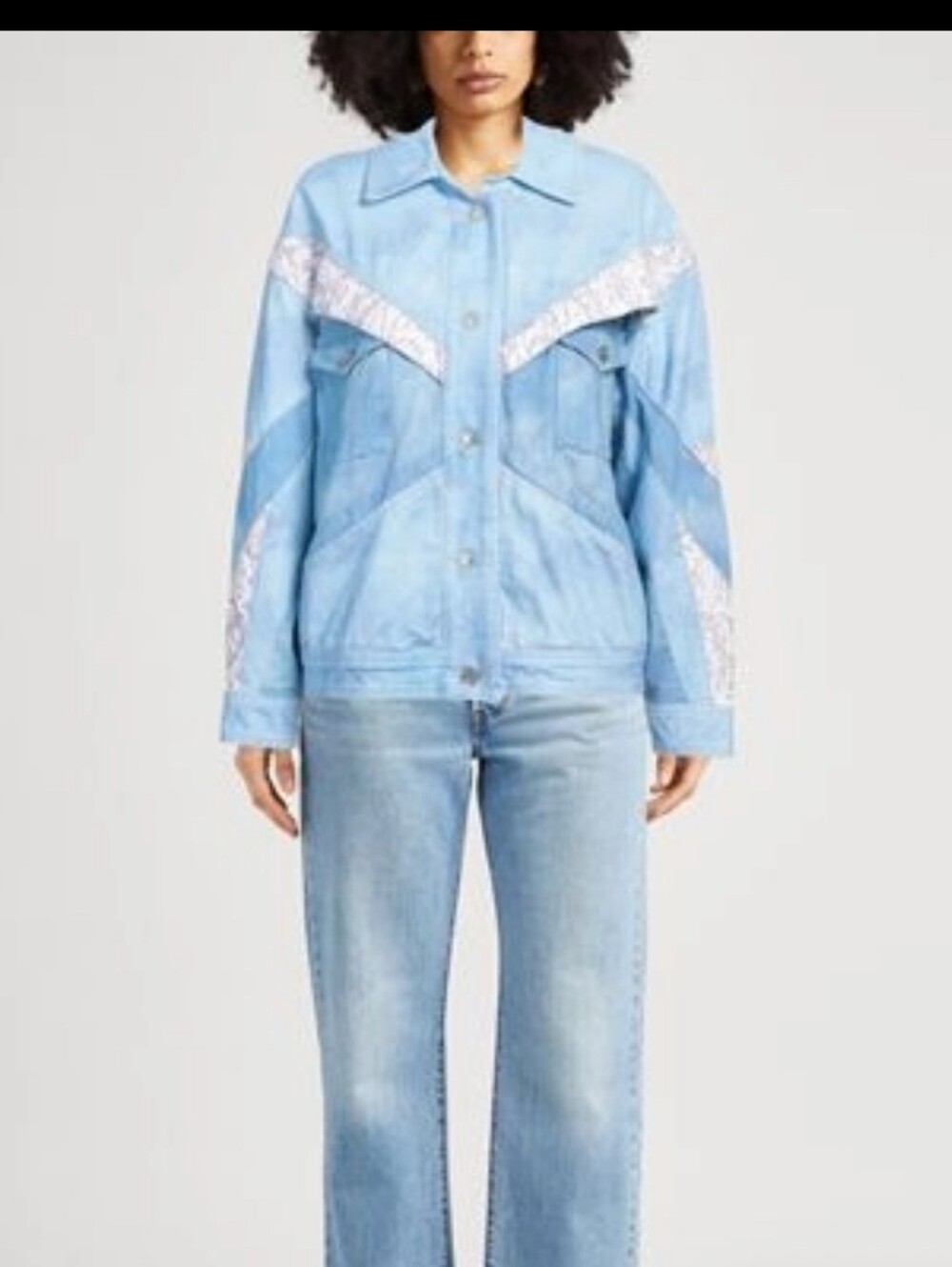 Isabel Marant Nisao Denim Quilted Jacket